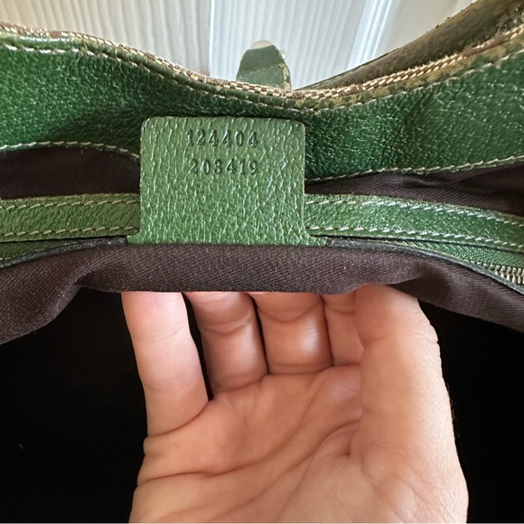 Gucci GG Canvas Nailhead Jackie Bardot Bag - Picture 10 of 16